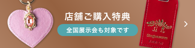 店舗ご購入特典 全国展示会も対象です