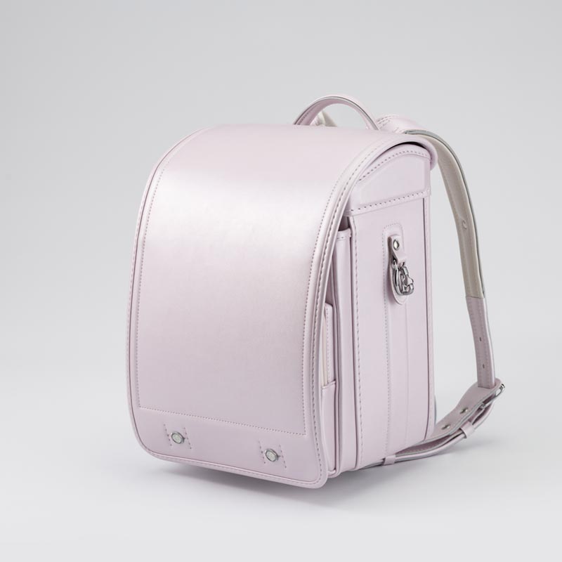 軽量牛革ハイブリッド クラリーノ®︎F キューブ型 ランドセル シャインピンク