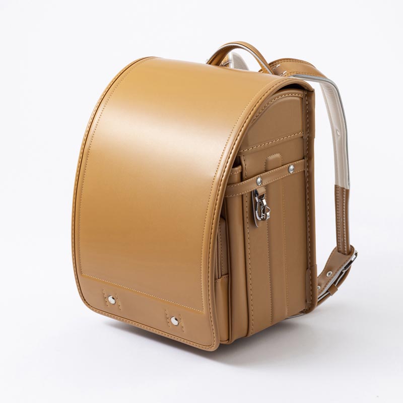 軽量牛革ハイブリッド クラリーノ®︎F 学習院型 ランドセル ライトキャメル