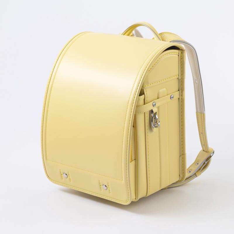 軽量牛革ハイブリッド クラリーノ®︎F 学習院型 ランドセル ライトイエロー